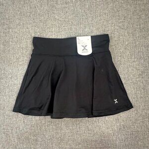 NEW! XERSION Sport‎ Skort Black Skirt Small child 7/8 or adult 23-24 waist Gym